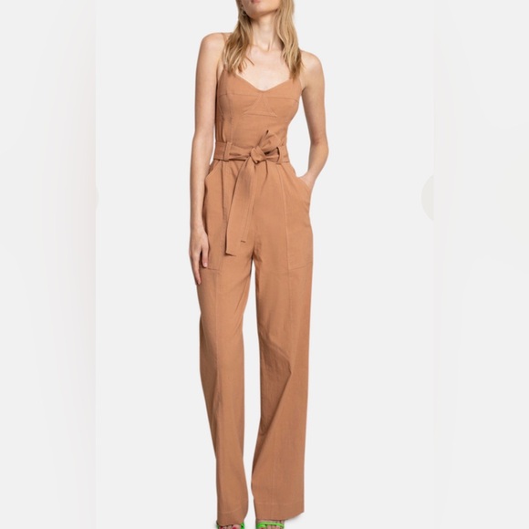 A.L.C. Pants - A.L.C. Mila Tan Jumpsuit, Noisette